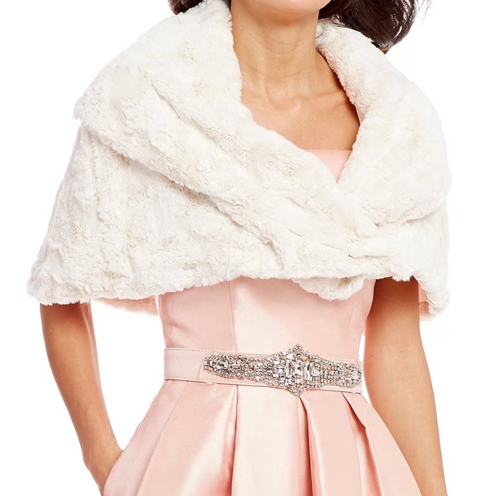 Fur Capelet for formal or wedding